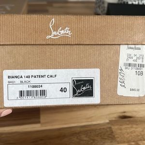 Christian Louboutin bianca 140 patent calf Size 40
